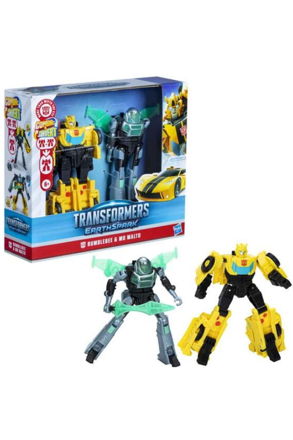 Transformers Tek Adımda Dönüşen Bumnlebee ve Mo Malto F8439