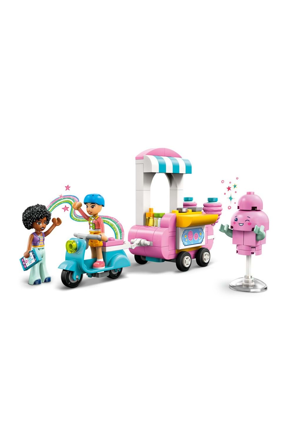 Lego Friends Pamuk Şeker Standı ve Scooter 42643