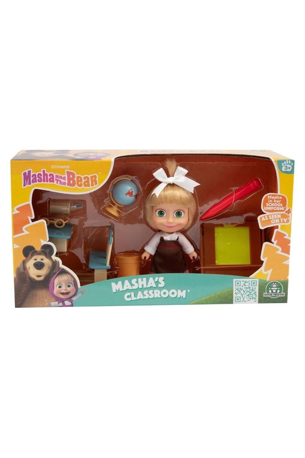 Masha ve Koca Ayı 12 cm Bebek Okul Oyun Seti MHA07000