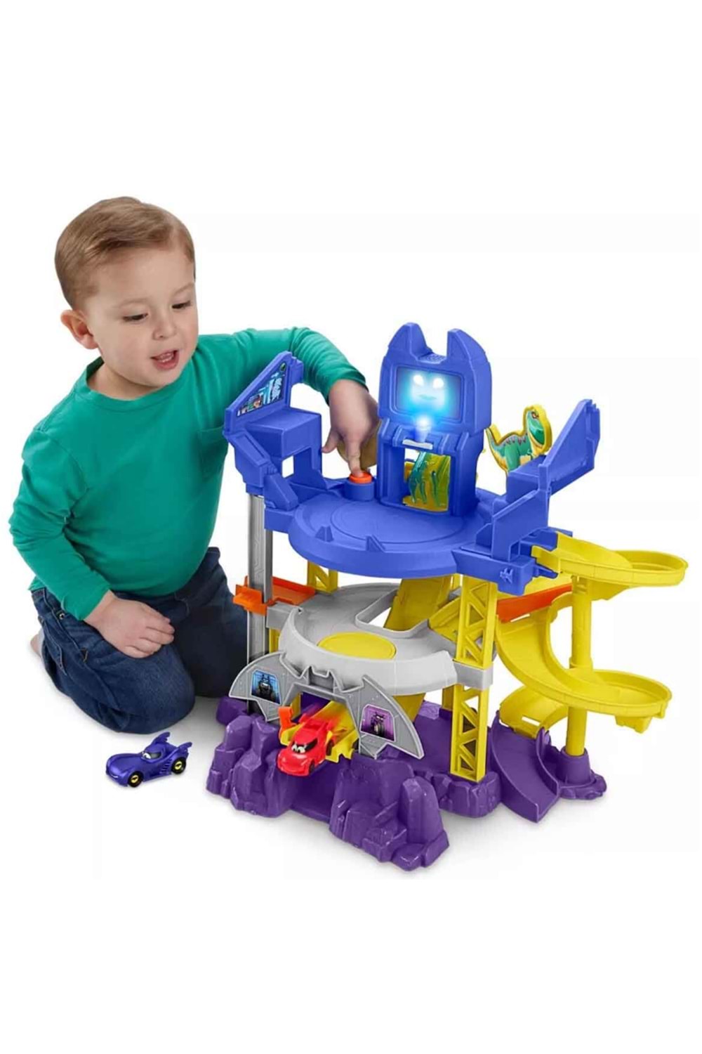 Fisher Price Sesli ve Işıklı Batwheels Batcave Yarışı HNB11