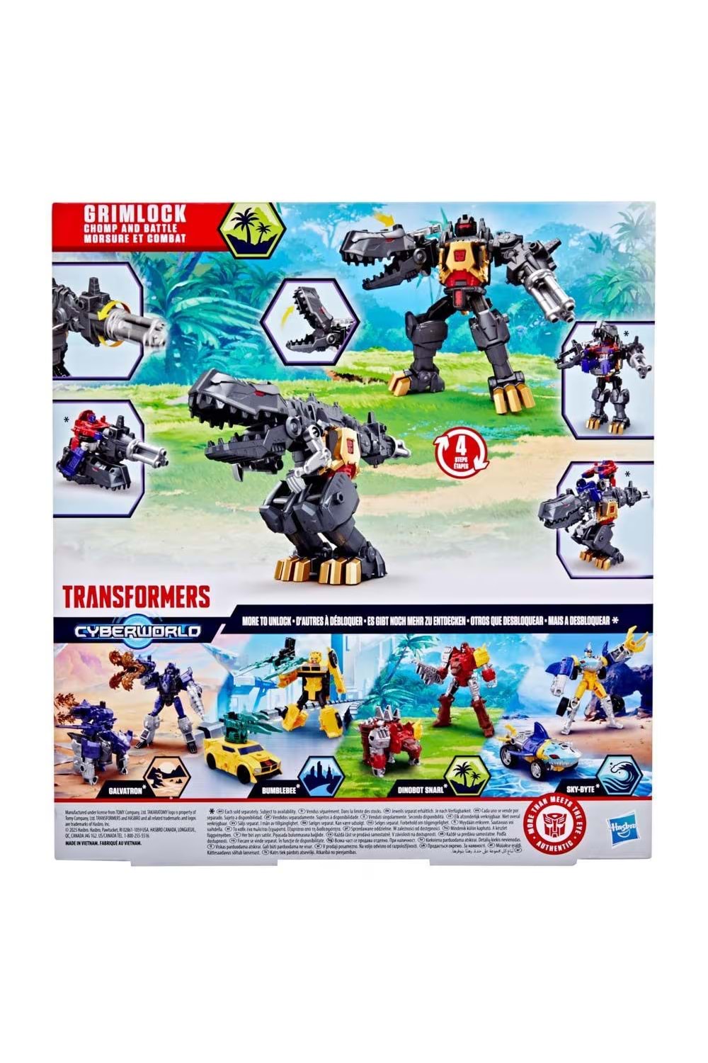 Transformers Cyberworld Grimlock Chomp Battle G0748