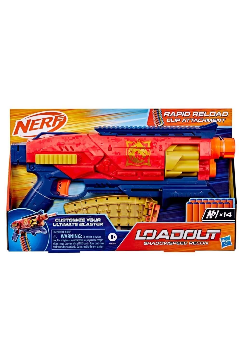 Nerf Loadout Shadowspeed Recon G1759