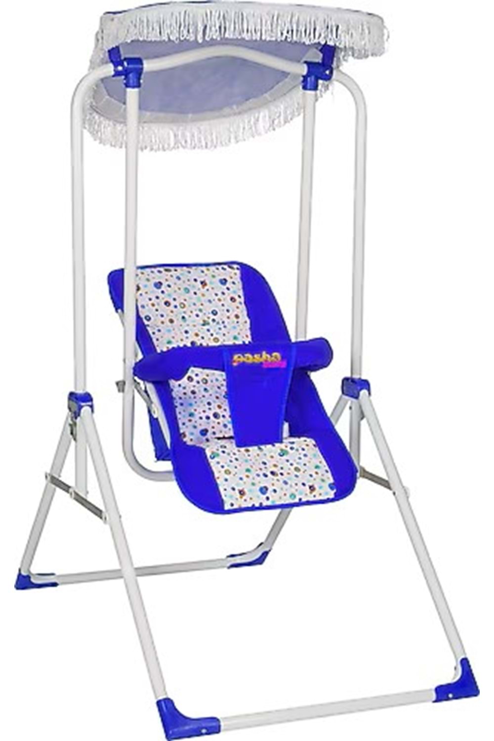 Pasha Baby Crazy Eco Tenteli Yatabilen Ev Tipi Salıncak