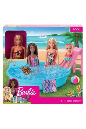 Barbie ve Eğlenceli Havuzu GHL91