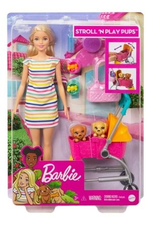 Barbie ve Köpekleri Geziyor Oyun Seti GHV92