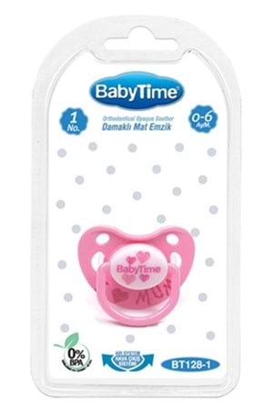 Baby Time Damaklı Mat Gövdeli Emzik 6-18 ay BT129