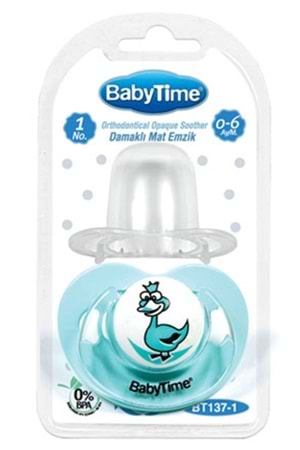 Baby Time Damaklı Mat Gövdeli Emzikler 6-18 ay BT138