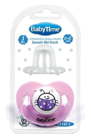 Baby Time Damaklı Mat Gövdeli Emzikler 6-18 ay BT138