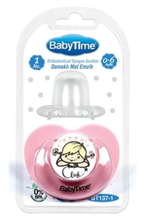 Baby Time Damaklı Mat Gövdeli Emzikler 6-18 ay BT138