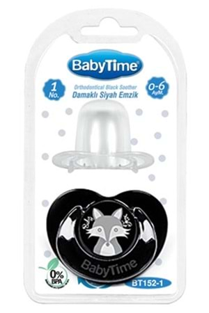 Baby Time Damaklı Siyah Gövdeli Emzik 18 ay+ BT154