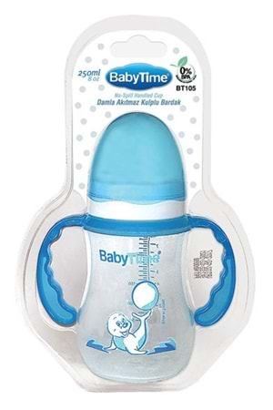 Baby Time Damla Akıtmaz Kulplu Bardak 250 ml BT105