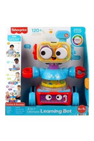 Fisher Price 4ü 1 Arada Eğlenceli Robot HCK43