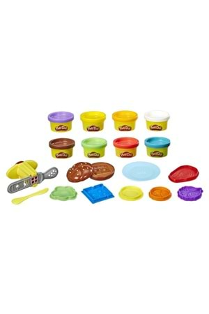 Play Doh Mutfak Atölyesi Hamburger ve Patates Kızartması E5472