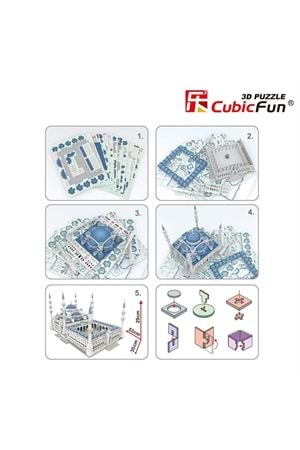 Cubic Fun 3D Puzzle Sultan Ahmet Camii