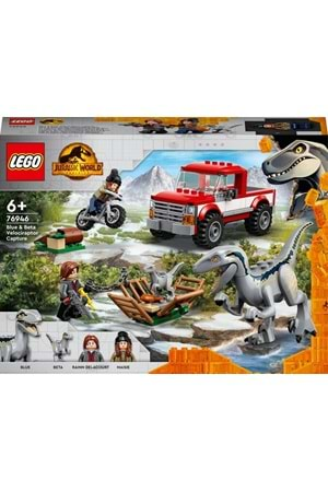 Lego Jurassic World Blue ve Beta Velociraptor Yakalama 76946