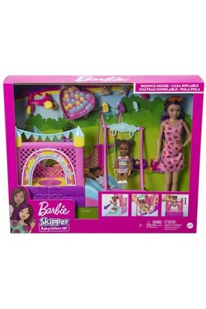 Barbie Bebek Bakıcısı Skipper Oyun Evi HHB67