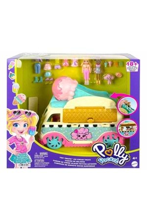 Polly Pocket Dondurma Arabası Polly Ve Shani HHX77