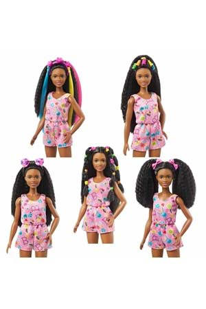 Barbie Brooklyn Eğlenceli Saçlar HHM39