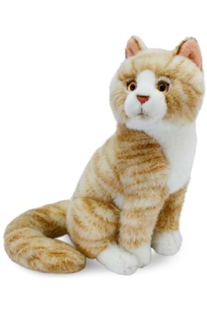 Animals of the World Bej Kedi Peluş 22 cm 20889