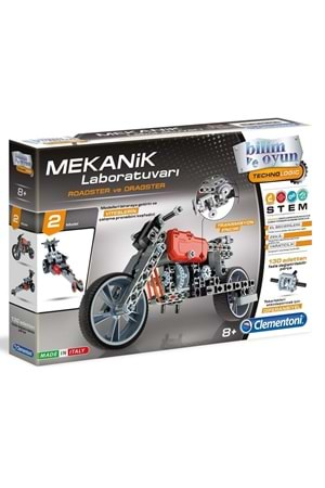 Clementoni Mekanik Laboratuvarı Motorsiklet 64298