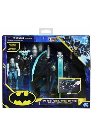 Batman Bat Tech Uçan Araç Ve Figür Seti 6063041