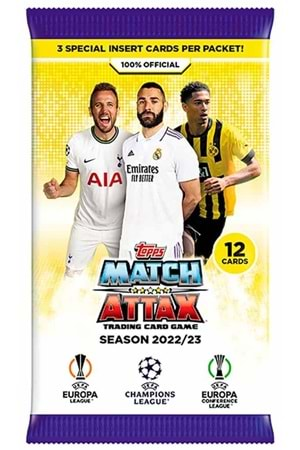 UEFA Şampiyonlar Ligi 22-23 Sezonu Match Attax Futbolcu Kartları