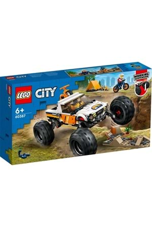 Lego City 4x4 Arazi Aracı Maceraları * 60387