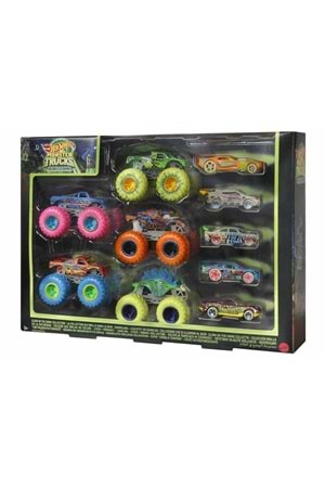 Hot Wheels Monster Trucks Karanlıkta Parlayan Araçlar HCB57