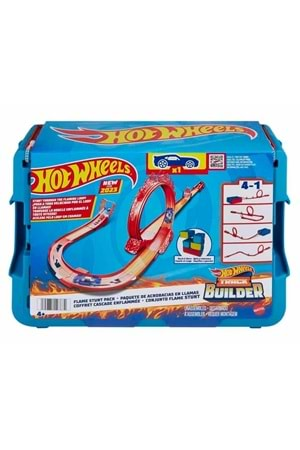 Hot Wheels Track Builder Alev Temalı Akrobasi Seti HMC04