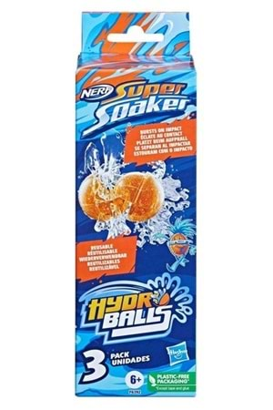 Nerf Super Soaker Su Topları 3'lü Paket F6392