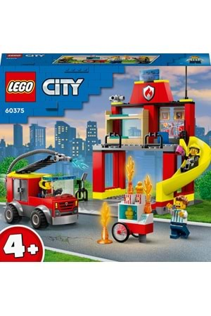 Lego City İtfaiye Merkezi ve İtfaiye Kamyonu 60375