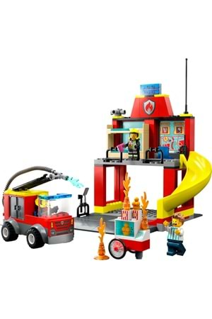 Lego City İtfaiye Merkezi ve İtfaiye Kamyonu 60375