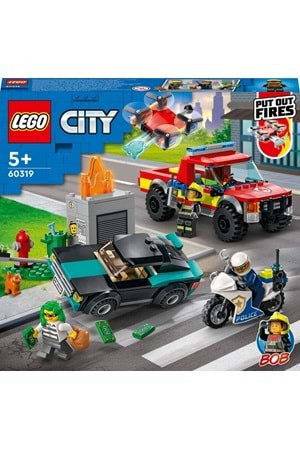 Lego City İtfaiye Kurtarma Operasyonu ve Polis Takibi 60319