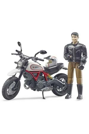 Bruder Ducatı Scrambler Desert Motorsiklet Ve Sürücüsü 63051