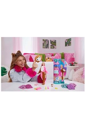 Barbie Cutie Reveal Tropikal Orman Serisi Maymun HKR01