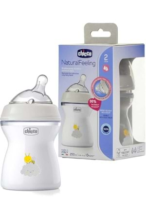 Chicco Natural Feeling Silikon Emzikli Pp Biberon Desenli 150 Ml