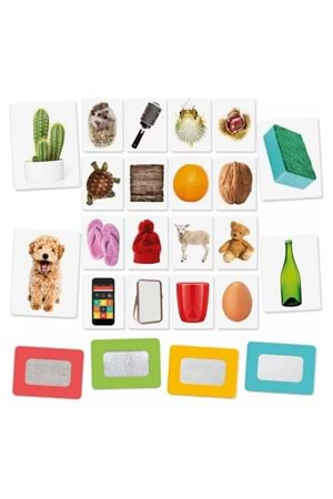 Headu Montessori Flashcards Tactile 1-4 yaş MU23738