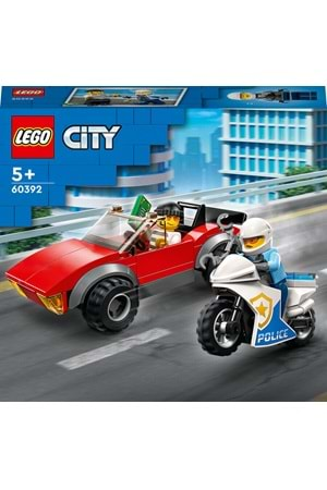 Lego City Polis Motosikleti Araba Takibi * 60392