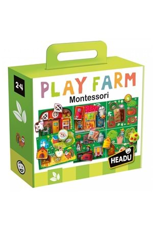 Headu Montessori Çiftlik Puzzle 2-5 Yaş MU23608