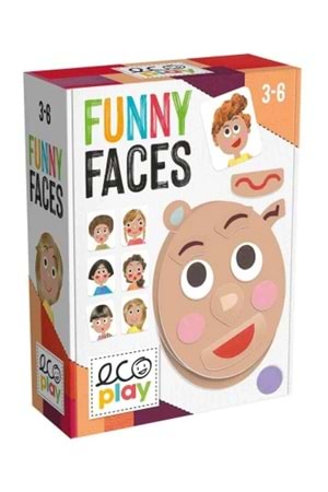 Headu Mutlu Yüzler Puzzle 3-6 Yaş MU28009