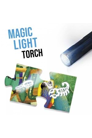 Headu Safari Keşfet Sihirli Fenerli Etkinlik Puzzle 5-10 Yaş IT21420