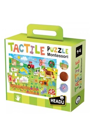 Headu Montessori Dokunsal Puzzle 1-4 Yaş MU23592