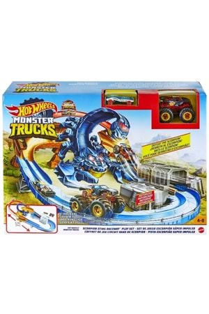 Hot Wheels Monster Trucks Akrep Isırığı Yarış Pisti GTL33