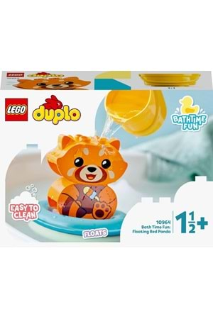 Lego Duplo Banyo Zamanı Eğlencesi Yüzen Kırmızı Panda 10964