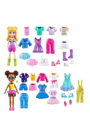 Polly Pocket ve Arkadaşları Kombin Eğlencesi Oyun Seti HKW10