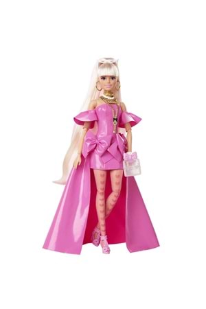 Barbie Extra Fancy Pembe Kostümlü Bebek HHN12
