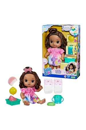 Baby Alive Bebeğimle Eğlenceli Yudumlar Esmer F7357