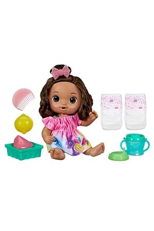 Baby Alive Bebeğimle Eğlenceli Yudumlar Esmer F7357