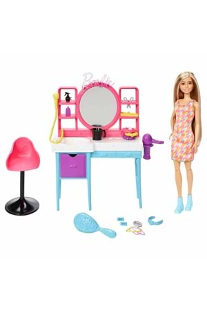 Barbie Muhteşem Kuaför Oyun Seti HKV00