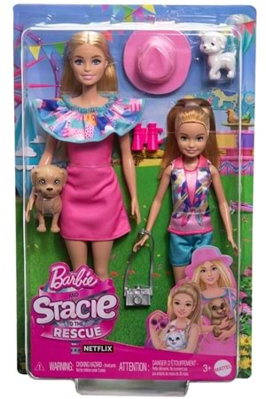 Barbie ve Stacie Kız Kardeşler İkili Set HRM09